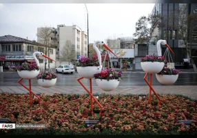 فلاور باکس (جعبه گل یا گلدان فایبرگلاس) شهری_پارکی زرین کار