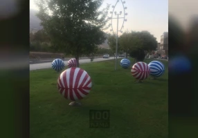 المان شهری فایبرگلاس جهت زیبا سازی فضای شهری