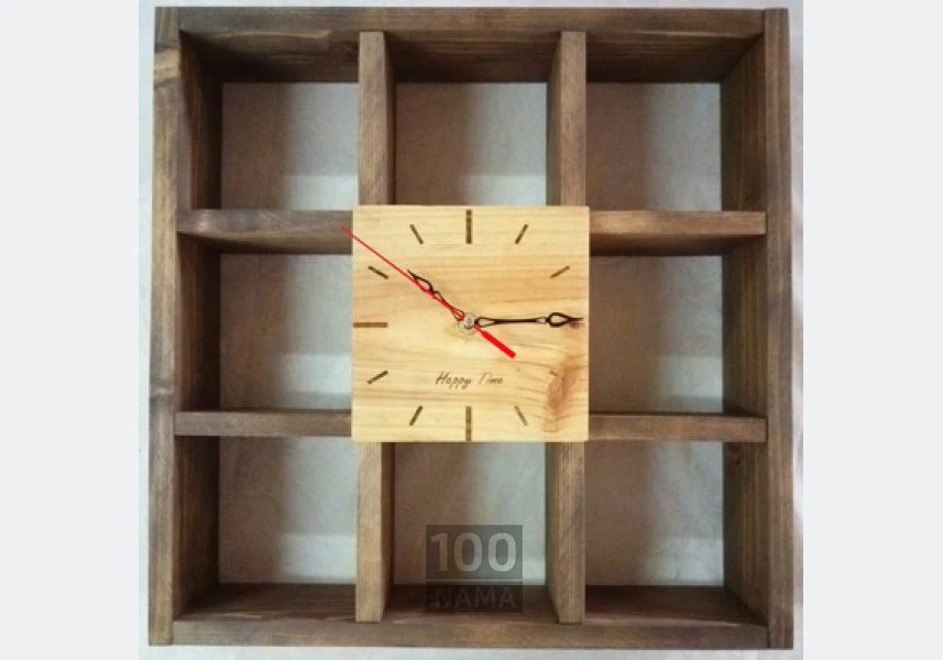 تولید و ساخت ساعت چوبی دکوراتیو